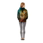 Digital Lion Unisex Pullover Hoodie