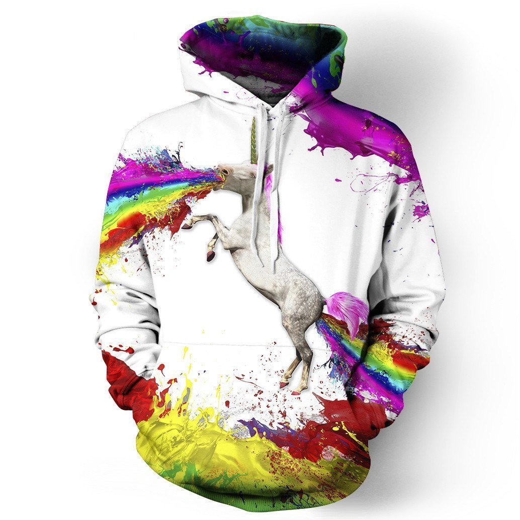 Fantasy Unicorn Unisex Pullover Hoodie M