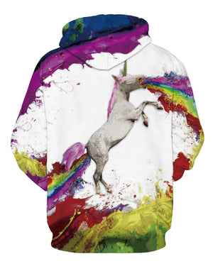 Fantasy Unicorn Unisex Pullover Hoodie