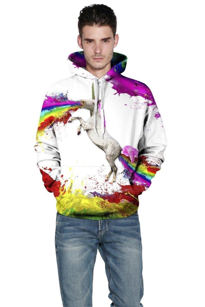 Fantasy Unicorn Unisex Pullover Hoodie