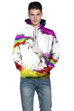 Fantasy Unicorn Unisex Pullover Hoodie