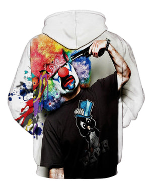 Hip Hop Clown Suicide Unisex Pullover Hoodie