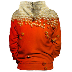 Orange Beer Unisex Pullover Hoodie