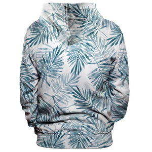 Palm Leaves Unisex Pullover Hoodie