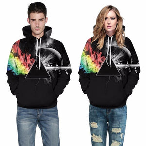 Rainbow Refraction Unisex Pullover Hoodie