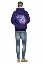 Sacred Mandala Galaxy Unisex Pullover Hoodie