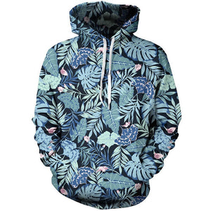 Tropical Rainforest Unisex Pullover Hoodie M