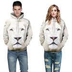 White Lion Unisex Pullover Hoodie