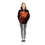 Flaming Ember Unisex Pullover Hoodie