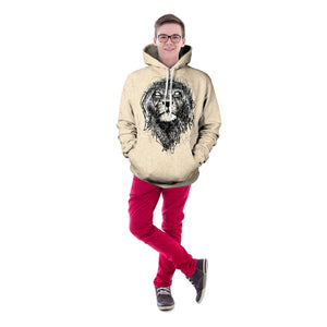 Lions Sketch Unisex Pullover Hoodie