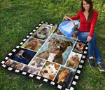 Pitbull Dog Quilt Blanket For Who Love Pitbull