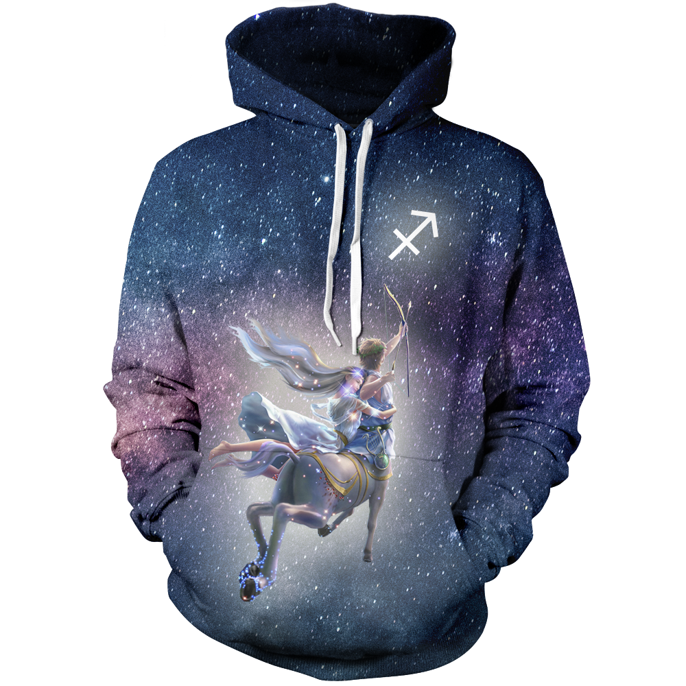 Sagittarius Galaxy Unisex Pullover Hoodie