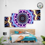 Geometric 5 Piece Canvas Small / No Frame Wall