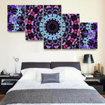 Kaleidoscope 5 Piece Canvas Small / No Frame Wall