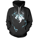 Wolf Brevis Unisex Pullover Hoodie M